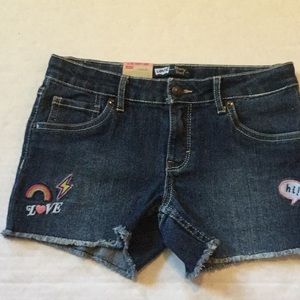 Girls Levi shorts Sz 14 reg